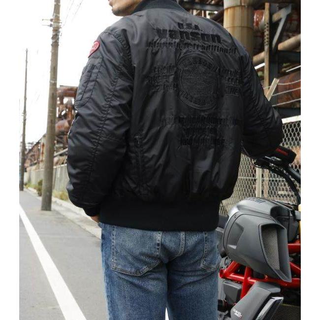 VANSON（バンソン） MA-1ジャケット サイズ：XL オールシーズン