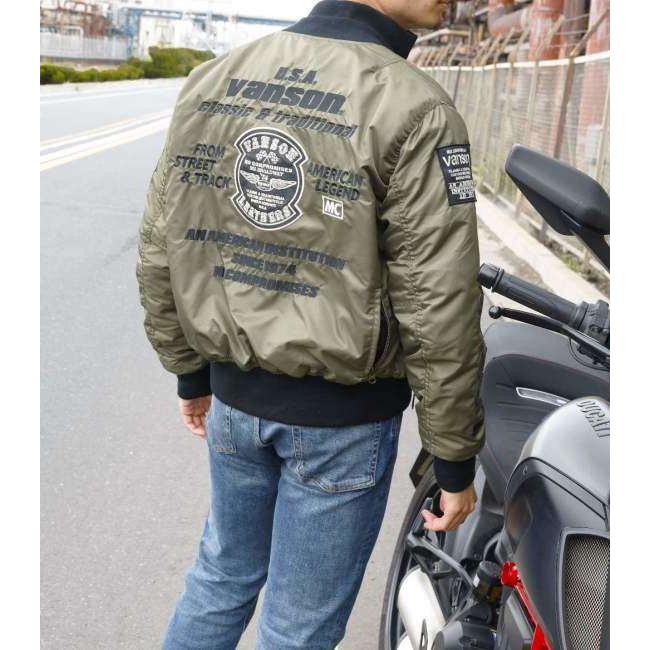 VANSON（バンソン） MA-1ジャケット サイズ：L オールシーズン