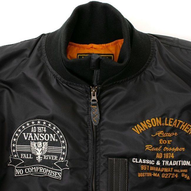 VANSON（バンソン） MA-1ジャケット サイズ：L オールシーズン