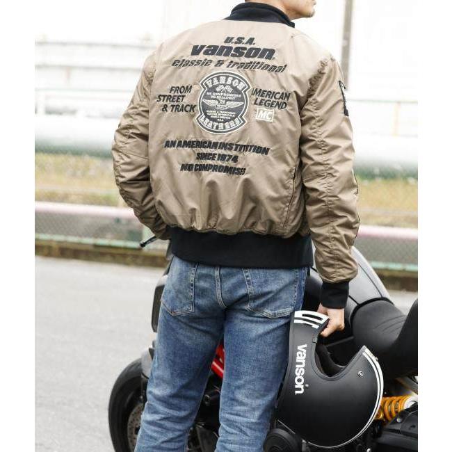 VANSON（バンソン） MA-1ジャケット サイズ：XL オールシーズン