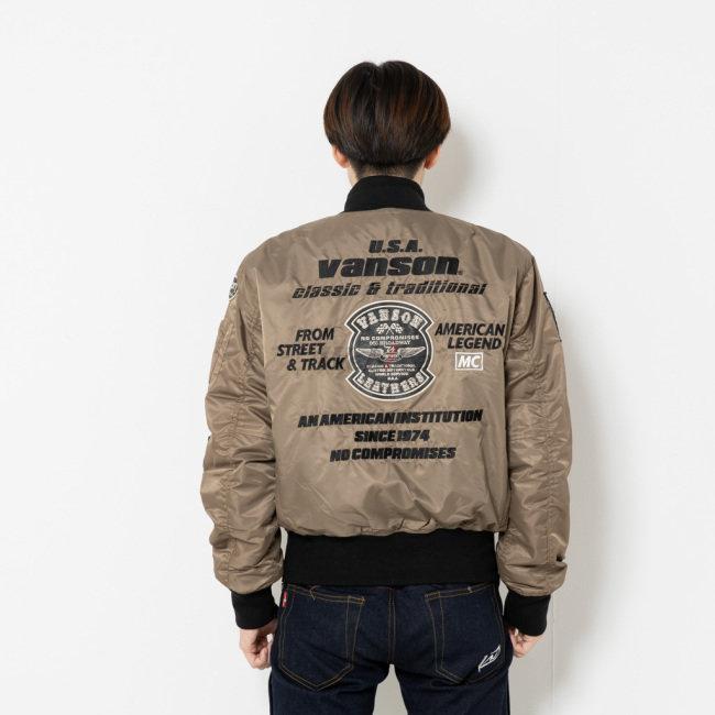 VANSON（バンソン） MA-1ジャケット サイズ：XL オールシーズン