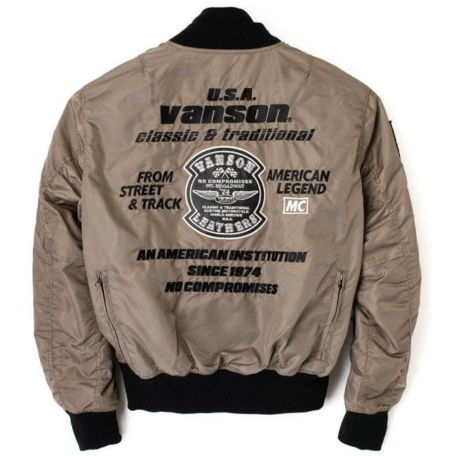 VANSON（バンソン） MA-1ジャケット サイズ：XL オールシーズン