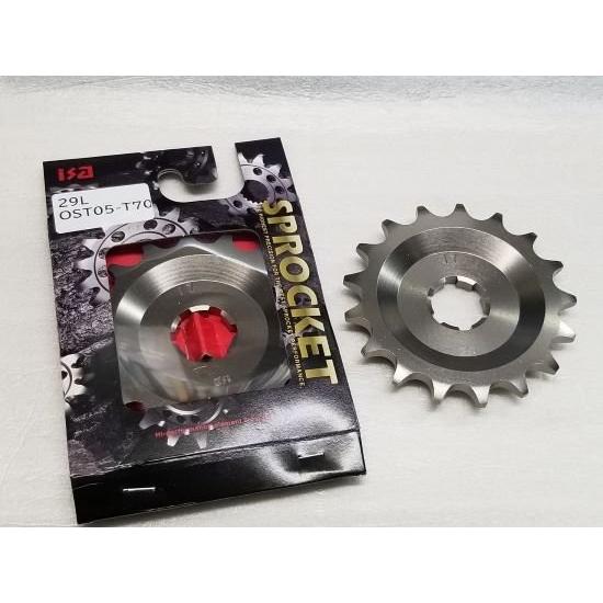 RZ250r 350r 特注フロントスプロケ　15mm 17T TOSH-TEC トシテック フロントスプロケット スチール 丁数：17