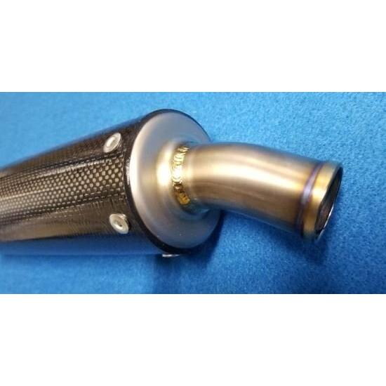 TOSH-TEC トシテック チタン ・カーボンショートサイレンサー タイプ：3つ穴タイプ TZ125 TZ250 RZ350 RZ350R RZ250 RZ250R SDR R1-Z TZR250 TZR250R マフラー | ブランド登録なし | 02