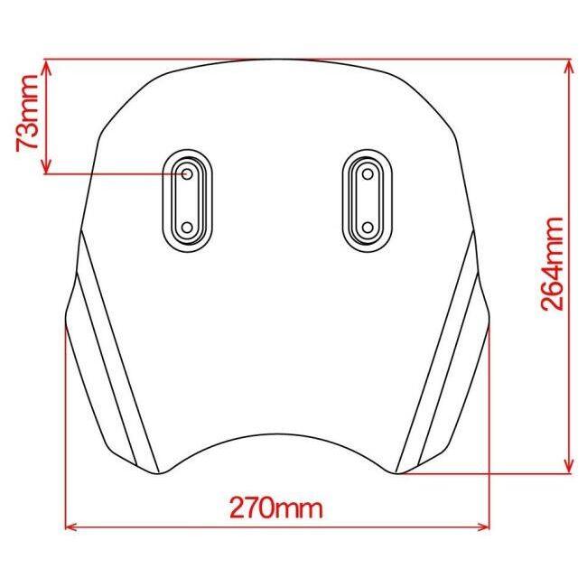 ZETA RACING ジータ レーシング エクスプローラーウィンドシールド