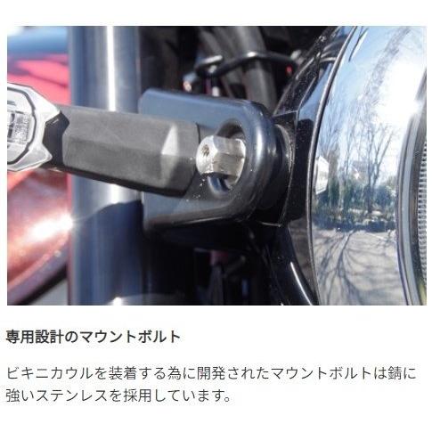 World Walk ワールドウォーク ビキニカウル 【AEROタイプ】 カラー：メタリックディアブロブラック / スクリーンカラー：クリア Z900RS KAWASAKI カワサキ｜webike｜06