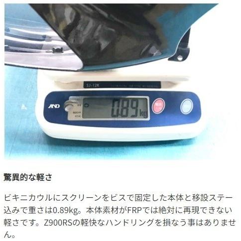 World Walk ワールドウォーク ビキニカウル 【Rタイプ】 カラー：50th・キャンディダイヤモンドブラウン / スクリーンカラー：スモーク Z900RS カウル関連 外装_4