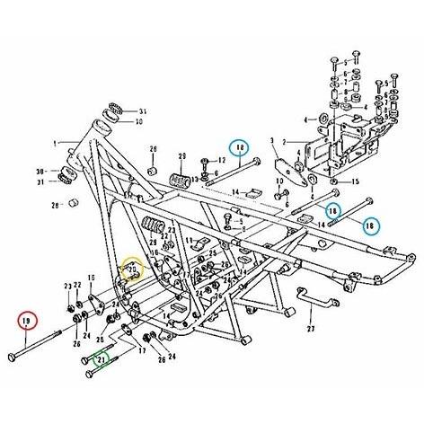 M-SOUL(ムサシ) エムソウル エンジンマウントボルト 750SS KAWASAKI カワサキ エンジンマウントブラケット エンジンパーツ エンジン | ブランド登録なし | 01