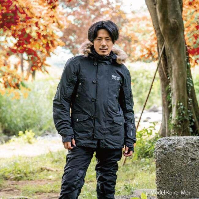 ROUGH & ROAD ウィンタージャケット　N-3BR ブラック Lサイズ ラフ＆ロード ROUGH＆ROAD N-3BR プリマロフト(R) ウインター