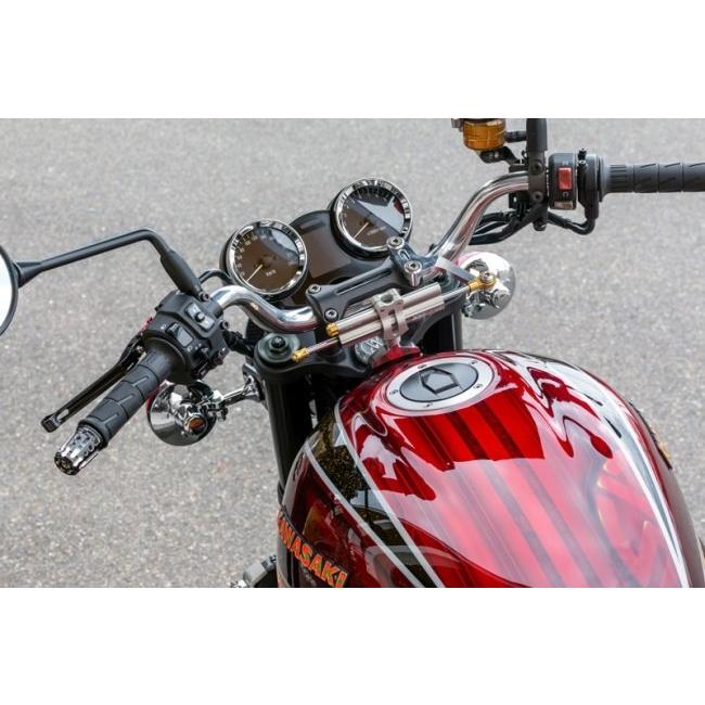 YSS ワイエスエス ステアリングダンパーキット タイプ-2 ブラケットカラー：シルバー / ダンパーボディカラー：ブラック Z900RS CAFE KAWASAKI カワサキの画像
