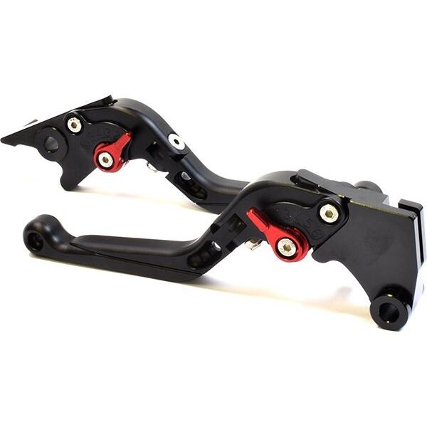 ATop エートップ アルミレバーセット 可倒式 カラー：ガンメタ×ブラック Z250 Ninja 250 250R DトラッカーX Dトラッカー125 KLX250 KLX125 250TR ハンドル | ATop | 02