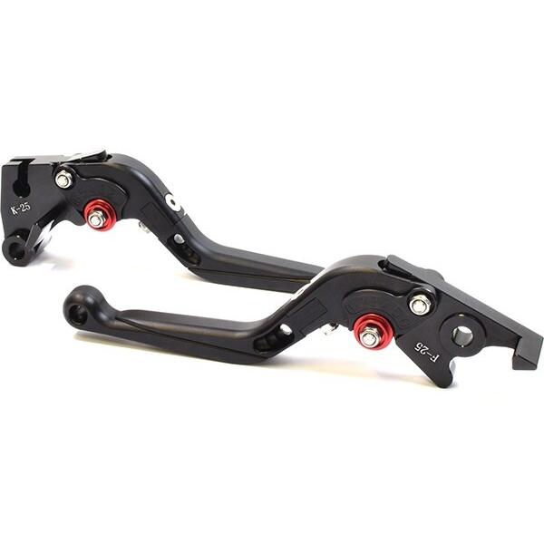 ATop エートップ アルミレバーセット 可倒式 カラー：ガンメタ×ブラック Z250 Ninja 250 250R DトラッカーX Dトラッカー125 KLX250 KLX125 250TR ハンドル | ATop | 03