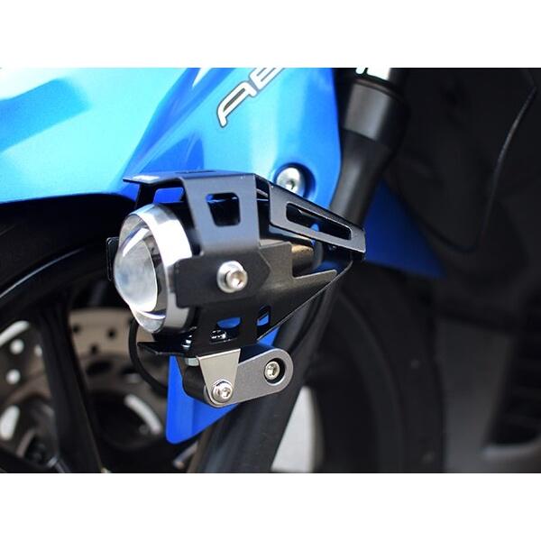 ATop エートップ フォグライトステー TYPE02 カラー：ブラック NMAX125 NMAX155 YAMAHA ヤマハ その他灯火類 灯火類 電装系 | ATop | 02