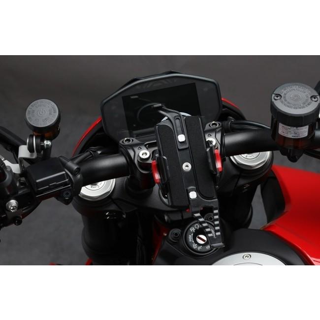 AELLA アエラ ナビゲーションステー キジママウント用 カラー：ブラック ハイパーモタード950 DUCATI ドゥカティ 電子機器類_2