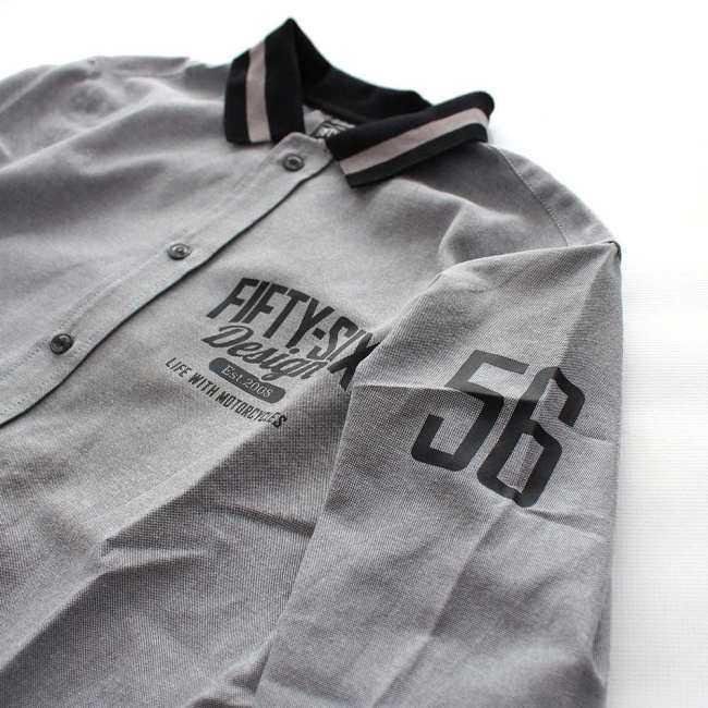 56design 56デザイン RIB MIX LONG SLEEVE SHIRTS サイズ：S カジュアルシャツ・ポロシャツ アパレルの画像