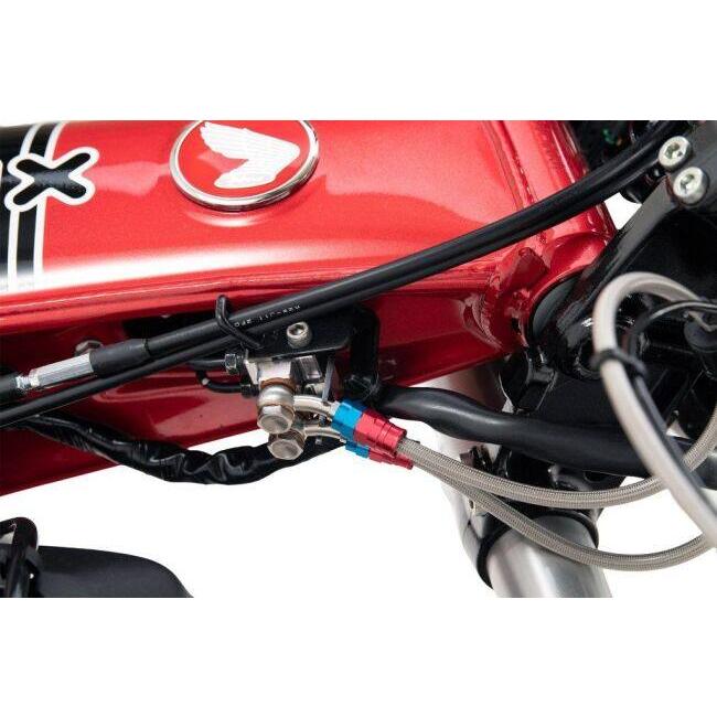 SWAGE-LINE スウェッジライン プロ フロント ブレーキホースキット フィッティングカラー：ステンレスブラック / ホースカラー：ブラック DAX125 HONDA ホンダ | SWAGE-LINE | 03