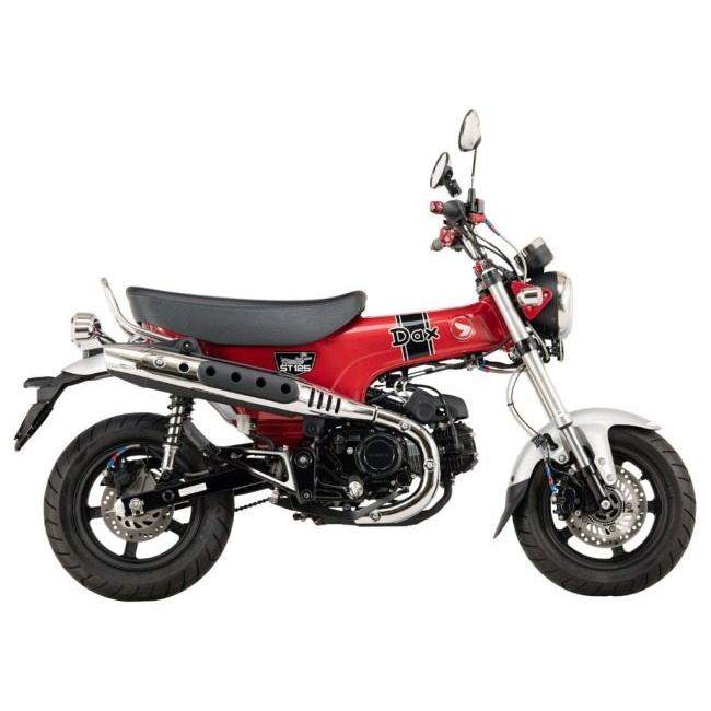 SWAGE-LINE スウェッジライン プロ リア ブレーキホースキット フィッティングカラー：ステン / ホースカラー：クリア DAX125 HONDA ホンダ ブレーキ