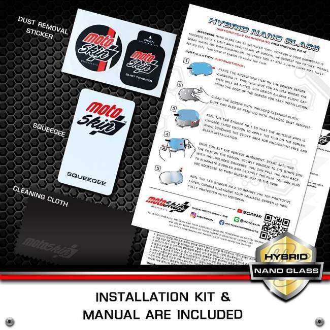 MOTO SKIN モトスキン PLEXIGLASS Dashboard Screen Protector HONDA X-ADV 750 - 2021＋ ホンダ メーターフィルム メーター・インジケーター関係 電装系 | ブランド登録なし | 05