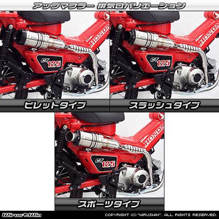 WirusWin（ウイルズウィン） アップマフラー タイプ：スラッシュ