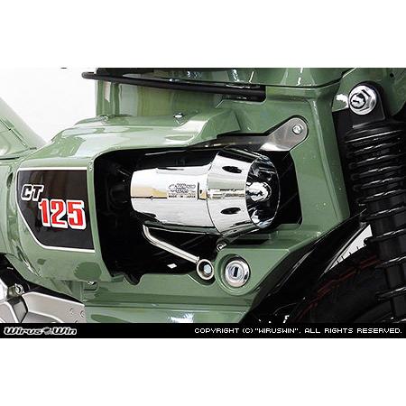 WirusWin ウイルズウィン ブリーズタイプ エアクリーナーキット タイプ：シルバーメッキ CT125・ハンターカブ HONDA ホンダ 吸気関連 エンジン | WirusWin | 02