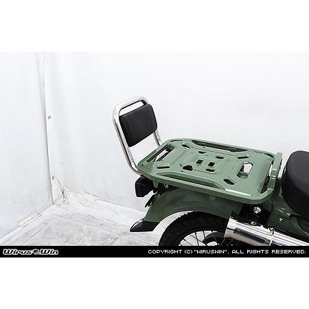 WirusWin ウイルズウィン バックレスト付きタンデムバー CT125・ハンターカブ HONDA ホンダ グラブバー・タンデムバー・シーシーバー 外装