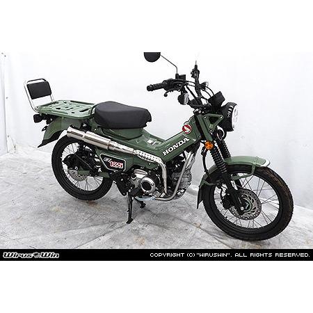 WirusWin ウイルズウィン バックレスト付きタンデムバー CT125・ハンターカブ HONDA ホンダ グラブバー・タンデムバー・シーシーバー 外装