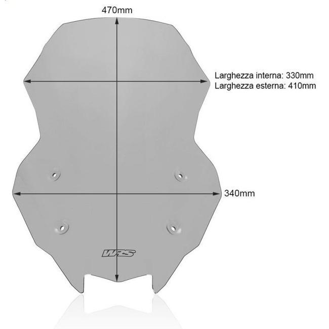 WRS ダブリューアールエス ウインドスクリーン (カポノルドタイプ) カラー：クリア NINJA 1000 SX 1100 KAWASAKI カワサキ スクリーン 外装 | WRS | 03