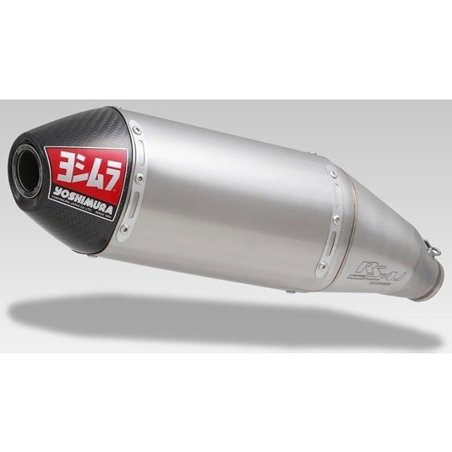 YOSHIMURA ヨシムラ スリップオン RS-4Jサイクロン カーボンエンド EXPORT SPEC 政府認証 サイレンサータイプ：SSF (サテンフィニッシュカバー)｜webike｜09