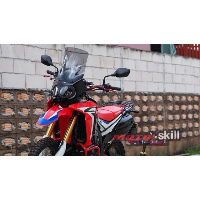 CRF250 RALLY スクリーン　スモークシールド MOTOSKILL モートースキール スクリーン CRF250 Rally／CRF300