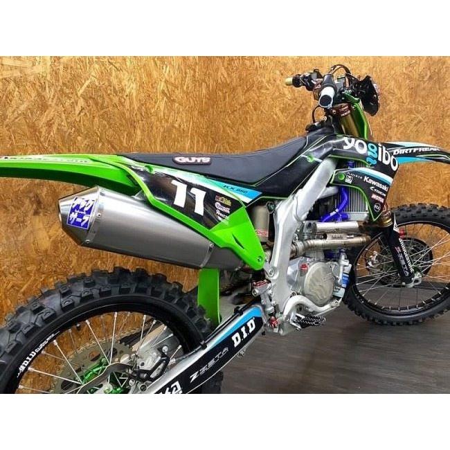 techserfu テックサーフ Super Moto MX (スーパーモト エムエックス) フルエキゾーストマフラー KX250 KAWASAKI カワサキ マフラー_1