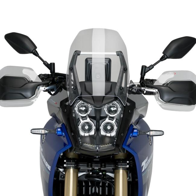 Puig プーチ フロント デフレクター (Extended Front Deflectors) カラー：ダークスモーク TENERE 700 EXPLORE EDITION EXTREME RALLY テネレ700 YAMAHA ヤマハ_2