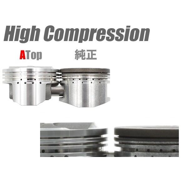 ATop（エートップ） ボアアップキット 58.5mm 155.5cc ハイコンプ