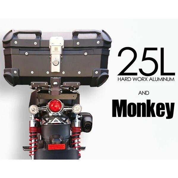 HARDWORX ハードワークス アルミトップケース 25L カラー：ブラック HONDA ホンダ SUZUKI スズキ BMW KTM トップケース・テールボックス 車体用バッグ・ケース | ブランド登録なし | 11