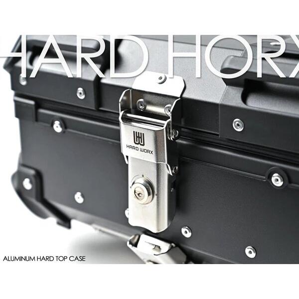 HARDWORX ハードワークス アルミトップケース 25L カラー：ブラック HONDA ホンダ SUZUKI スズキ BMW KTM トップケース・テールボックス 車体用バッグ・ケース | ブランド登録なし | 07