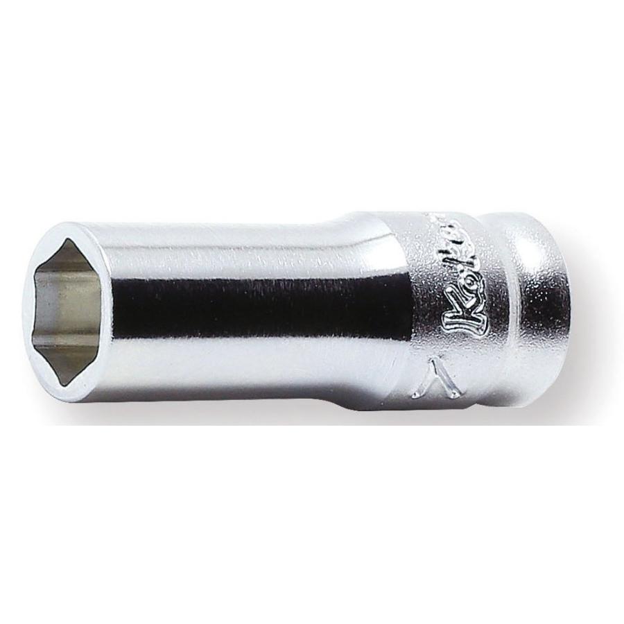ko-ken コーケン Z-EAL 1／4”(6.35mm)SQ. 6角セミディープソケット サイズ：8mm ミリ（1/4ソケット） ソケット ハンドツール | Ko-ken