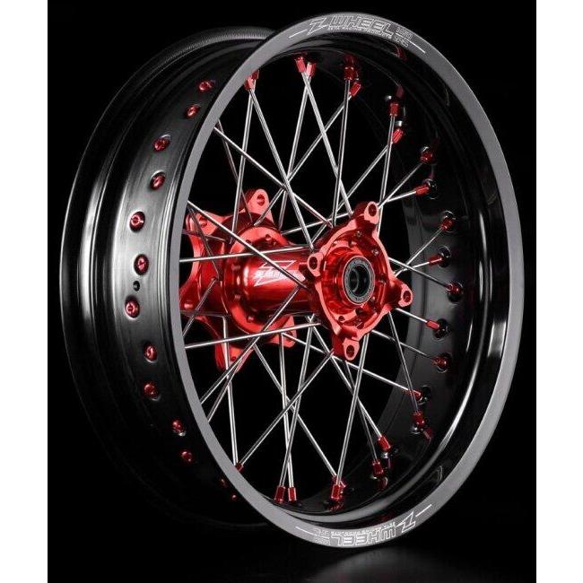 【リア】AR1モタードホイールキット (ステンレススポーク) トレール Z-Wheel AR1モタードホイールキット CRF250L/M/RALLY用 リア ABSなし