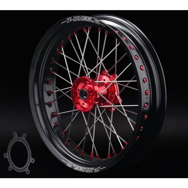 Z-WHEEL ズィーウィール AR1モタードホイールキット (ステンレススポーク) トレール リア CRF250L CRF250 RALLY HONDA ホンダ ホイール ホイール関連 足回り | ブランド登録なし | 02