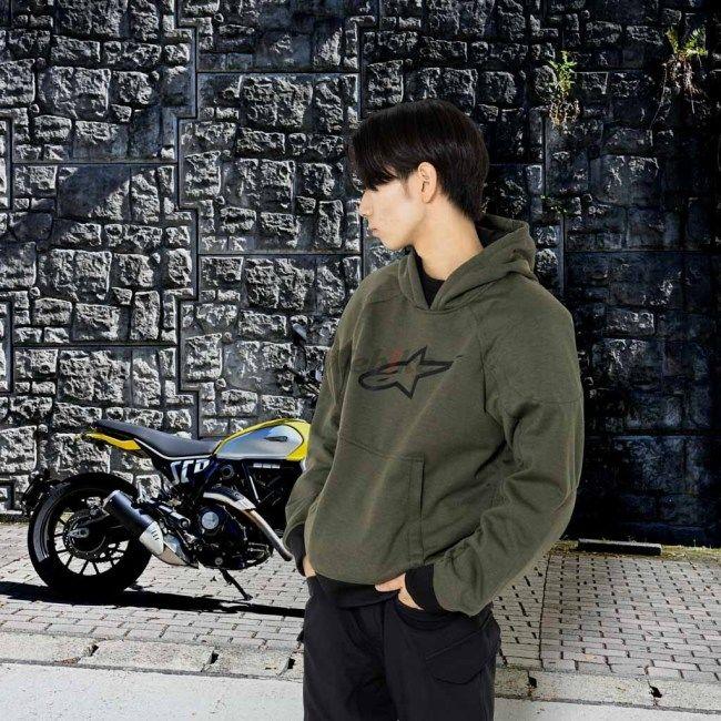 alpinestars アルパインスターズ AGELESS HOODIE[エージレス フーディー] サイズ：M カジュアルパーカー・フーディー・スウェット アパレル | アルパインスターズ | 07