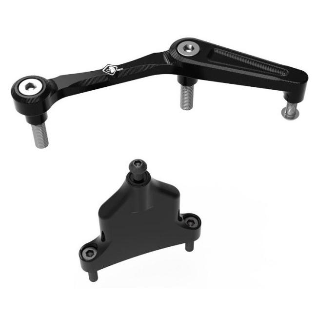 DUCABIKE (DBK) ドゥカバイク (ディービーケー) ステアリングダンパー マウントキット カラー：ブラック STREET TRIPLE 765 S R RS TRIUMPH トライアンフ | ブランド登録なし | 01