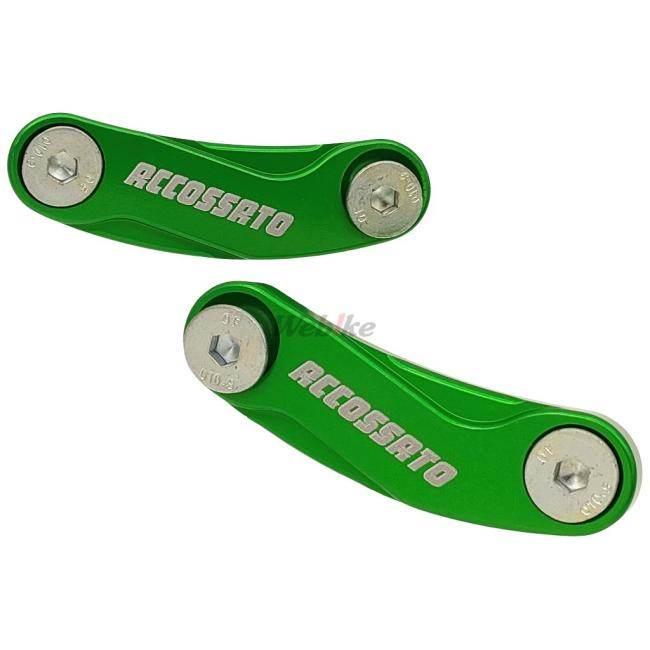 ACCOSSATO アコサット ミラーカバー カラー：グリーン ZX-10R KAWASAKI カワサキ ミラーホールカバー ハンドル | ACCOSSATO | 02