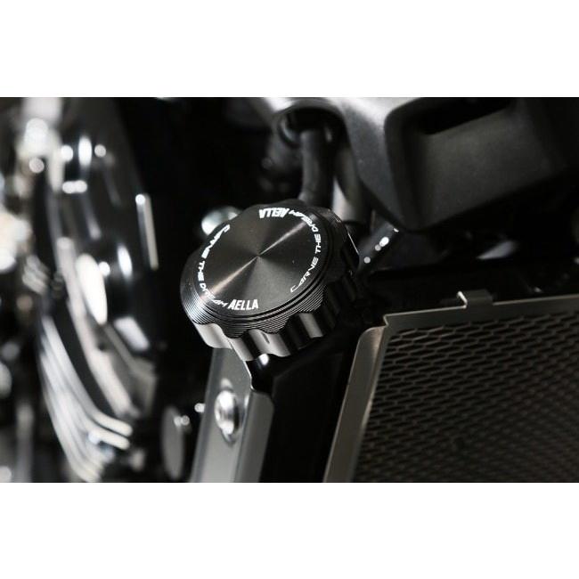 AELLA アエラ ラジエターキャップカバー TYPE-I カラー：ブラック Z900RS cafe KAWASAKI カワサキ ラジエーター 冷却関連 エンジン | AELLA | 02