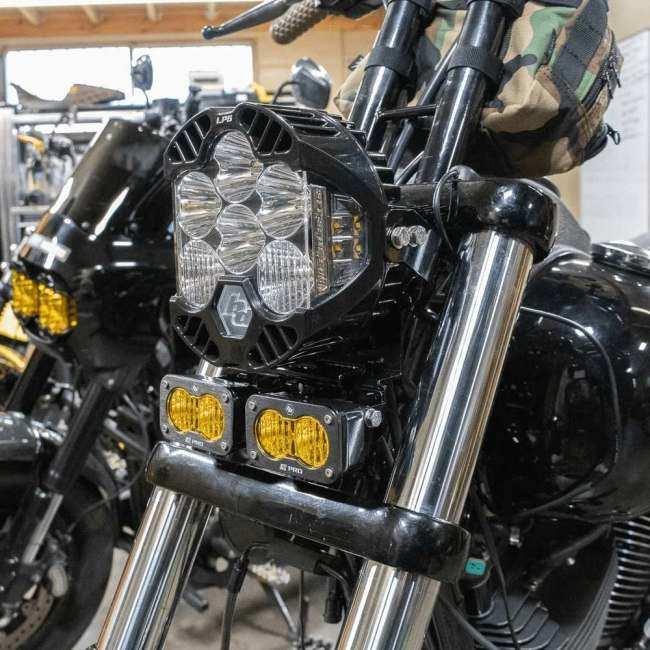 Cali Raised Moto カリレイズドモト Baja Designs “Naked” LP6 with Dual S2 ユニバーサルLEDライトキット H4ユニバーサルハーネス ヘッドライト 灯火類_5