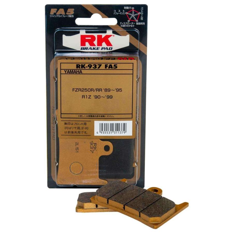 RK JAPAN RKジャパン ファインアロイ55 ブレーキパッド FZR250R R1-Z YAMAHA ヤマハ ブレーキ | RK JAPAN