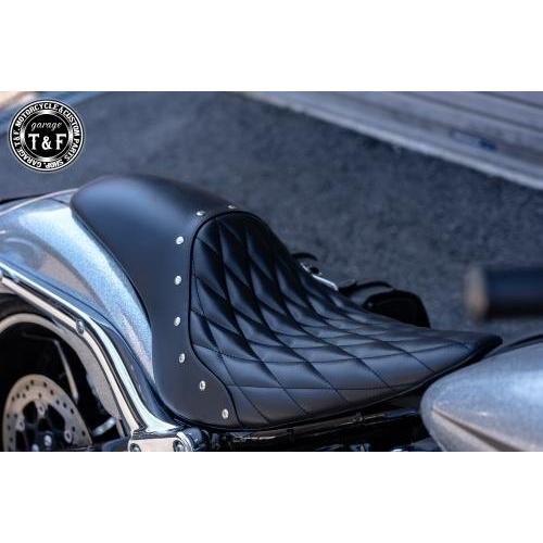 Garage T&F ガレージ スタッド付きガンファイターシート タイプ：ダイヤ ソフテイルブレイクアウト(FXSB) HARLEY-DAVIDSON ハーレーダビッドソン シート | Garage T＆F | 03