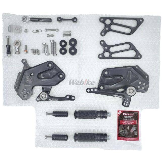 BABYFACE ベビーフェイス パフォーマンスステップキット カラー：ブラック GIXXER 250 SF250 SUZUKI スズキ バックステップ ステップ 足回り_2