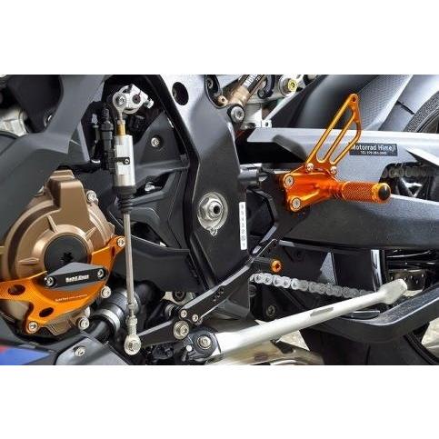 BABYFACE ベビーフェイス レースコンセプトステップキット カラー：ゴールド S1000RR BMW バックステップ ステップ 足回り_1
