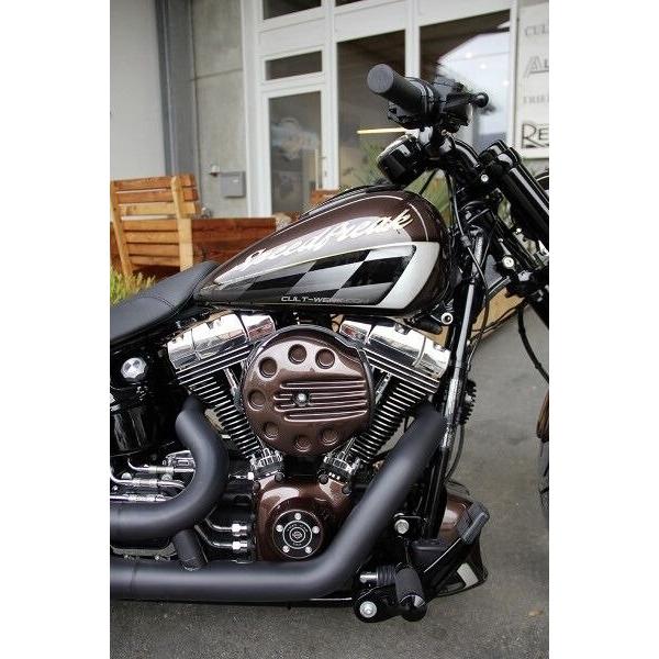 Cult-Werk カルトワーク Air Filter Cover Slotted Softail Breakout