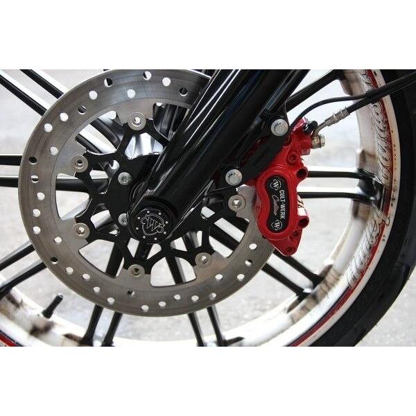 Cult-Werk カルトワーク Front Axle Cover All Softail HARLEY-DAVIDSON ハーレーダビッドソン その他アクスル関連オプション・補修部品 ホイール関連 足回りの画像