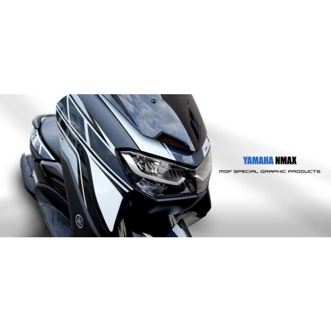 MDF エムディーエフ グラフィックキット ストロボモデル タイプ：コンプリートセット(車両１台分のフルセット) NMAX 125 155 YAMAHA ヤマハ 外装_5