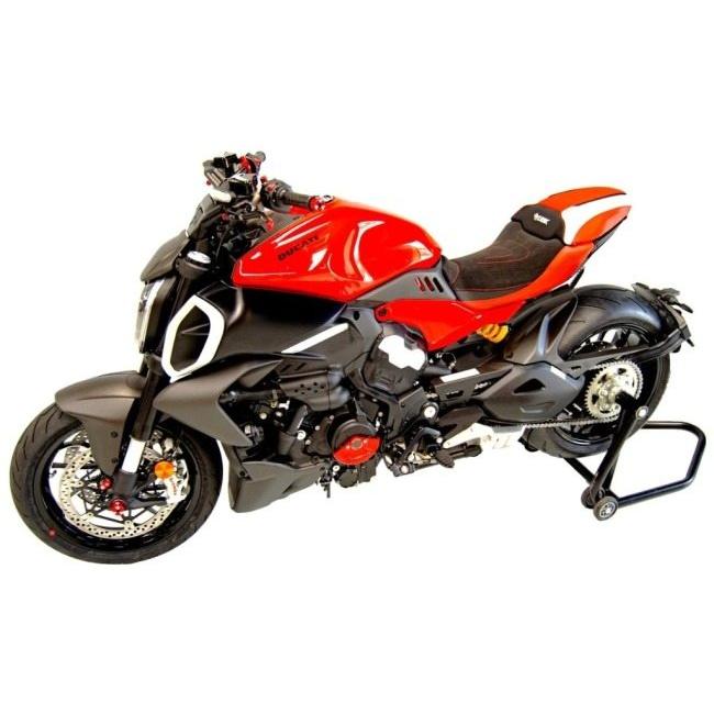 DUCABIKE (DBK) ドゥカバイク (ディービーケー) 純正シート用 コンフォートカバー カラー：ブラック／レッド／ホワイト DIAVEL V4 DUCATI ドゥカティ 外装_3